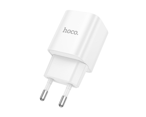 Зарядний пристрій Hoco C146A 20W 3A USB-C white PLS-00-00141166
