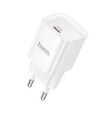 Зарядний пристрій Hoco C146A 20W 3A USB-C white PLS-00-00141166