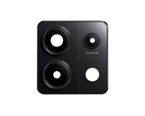 Скло камери Xiaomi Redmi Note 13 Pro 5G з рамкою black (Original) PLS-00-00128117