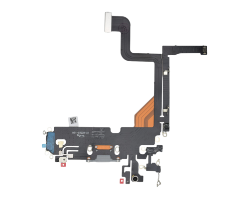 Шлейф iPhone 13 Pro з роз'ємом зарядки silver (Original China) PLS-00-00107267