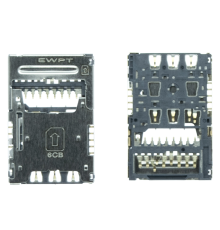 Роз'єм Sim карти LG M160 K4 (2017) PLS-00-00028271
