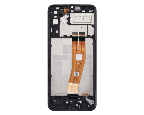 Дисплей Samsung A042 Galaxy A04e (2022) з сенсором та рамкою black (Original) PLS-00-00108324