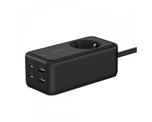 Мережевий фільтр Proove Power Strip Homester PD-03 1AC 65W (2 Type-C+2USB) black PLS-00-00112618