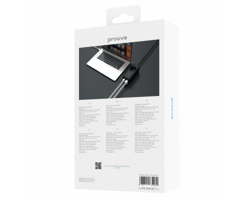 Мережевий фільтр Proove Power Strip Homester PD-03 1AC 65W (2 Type-C+2USB) black PLS-00-00112618