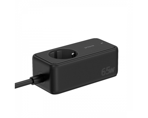 Мережевий фільтр Proove Power Strip Homester PD-03 1AC 65W (2 Type-C+2USB) black PLS-00-00112618