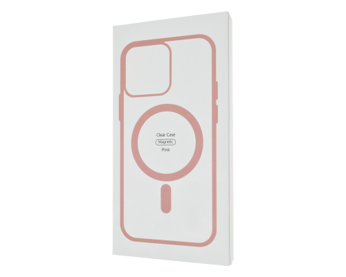 Чохол TPU+PC Сolor сase with MagSafe iPhone 16 Pro Max pink PLS-00-00135397
