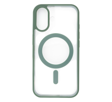 Чохол TPU+PC Сolor сase with MagSafe iPhone 16 green PLS-00-00135407
