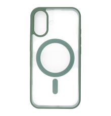 Чохол TPU+PC Сolor сase with MagSafe iPhone 16 green PLS-00-00135407