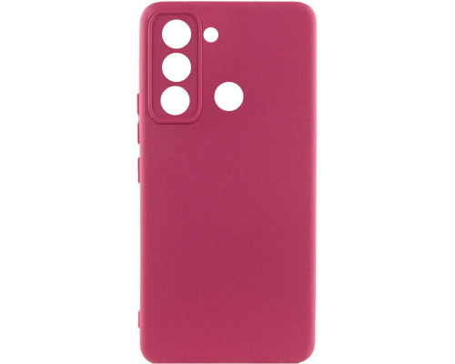 Чохол Silicone Cover Full Camera Tecno Spark 8C marsala PLS-00-00118488