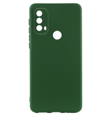 Чохол Silicone Cover Full Camera Motorola Moto E40 dark green PLS-00-00118090