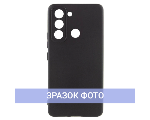 Чохол Silicone Cover Full Camera Tecno Spark 7 black PLS-00-00119051