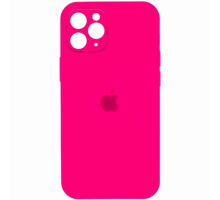 Чохол Silicone Case Full Camera Protective iPhone 12 Pro barbie pink PLS-00-00104214