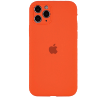 Чохол Silicone Case Full Camera Protective iPhone 12 Pro orange PLS-00-00103301