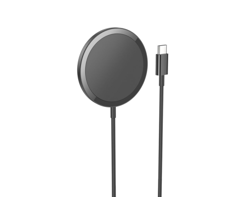 Бездротовий зарядний пристрій Hoco CW52 magnetic USB-C 15W 1м black PLS-00-00120345