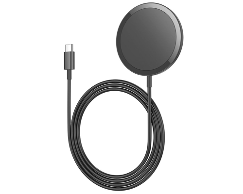 Бездротовий зарядний пристрій Hoco CW52 magnetic USB-C 15W 1м black PLS-00-00120345