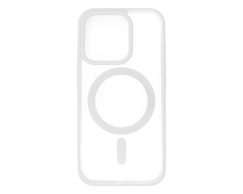 Чохол TPU+PC Сolor сase with MagSafe iPhone 14 Pro white PLS-00-00135428