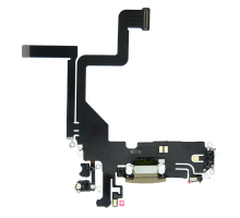 Шлейф iPhone 14 Pro з роз'ємом зарядки gold (Original China) PLS-00-00107206