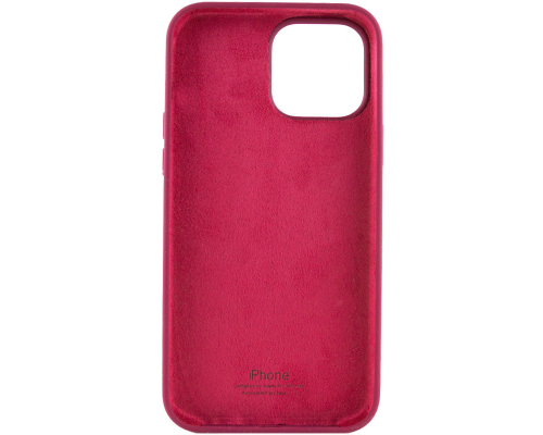 Чохол Silicone Case Full Protective iPhone 14 Pro maroon PLS-00-00103145