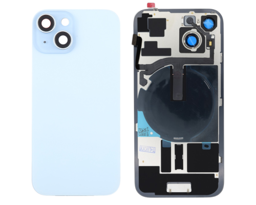 Задня кришка iPhone 15 зі склом камери blue (Original China+) PLS-00-00155678