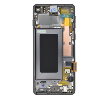Дисплей Samsung G973 Galaxy S10 з сенсором та рамкою black (Original) PLS-00-00024543