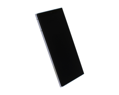 Дисплей Samsung S908 Galaxy S22 Ultra з сенсором та рамкою white (Original) PLS-00-00090147