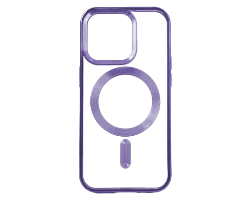 Чохол Fashion Case with MagSafe iPhone 15 purple PLS-00-00116411