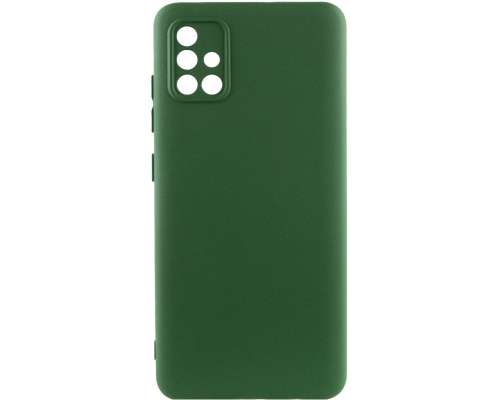 Чохол Silicone Cover Full Camera Samsung A515 Galaxy A51 dark green PLS-00-00116743