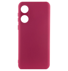 Чохол Silicone Cover Full Camera Oppo A78 4G marsala PLS-00-00118198