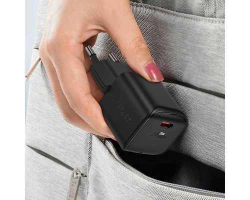 Зарядний пристрій Acefast A73 Mini 20W 3A USB-C black PLS-00-00124991