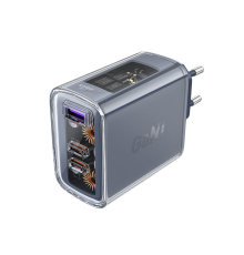 Зарядний пристрій Acefast A45 65W 3A USB-A+2USB-С gray PLS-00-00124913
