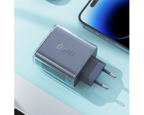 Зарядний пристрій Acefast A45 65W 3A USB-A+2USB-С gray PLS-00-00124913