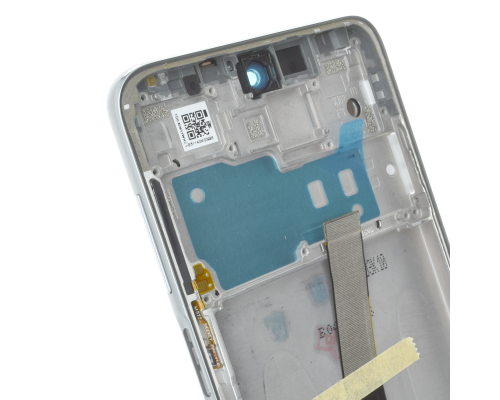 Дисплей Xiaomi Redmi Note 9 Pro з сенсором та рамкою white PLS-00-00069786