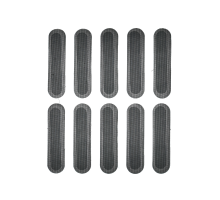 Набір захисних сіток для динаміка та мікрофона універсальні 16x5 mm (10 шт) black PLS-00-00124307