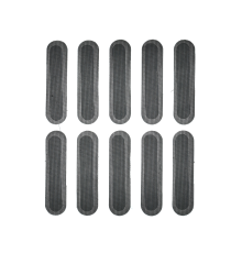Набір захисних сіток для динаміка та мікрофона універсальні 16x5 mm (10 шт) black PLS-00-00124307