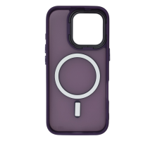 Чохол TPU+PC Metal Buttons with MagSafe iPhone 14 Pro purple PLS-00-00135495