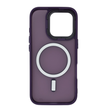 Чохол TPU+PC Metal Buttons with MagSafe iPhone 14 Pro purple PLS-00-00135495