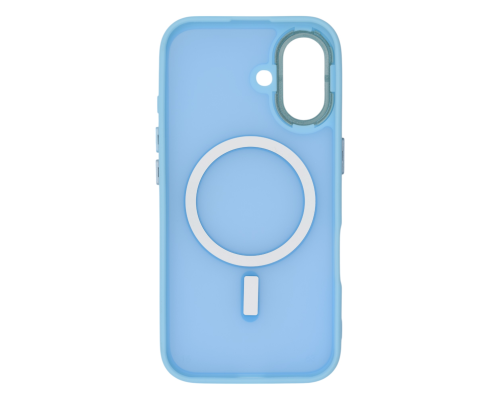 Чохол TPU+PC Metal Buttons with MagSafe iPhone 16 far blue PLS-00-00135474