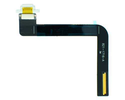 Шлейф iPad 9.7 2018 з роз'ємом зарядки white PLS-00-00094839