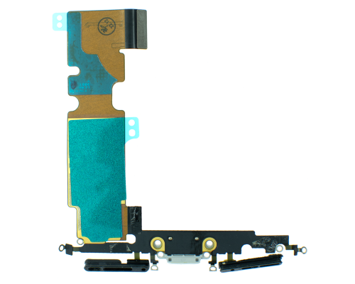 Шлейф iPhone 8 Plus з роз'ємом зарядки white (Original Used) PLS-00-00033888