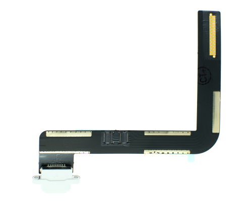 Шлейф iPad 9.7 2018 з роз'ємом зарядки white PLS-00-00094839