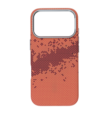 Чохол D Glory Ultra Slim with MagSafe iPhone 17 Pro orange pixel PLS-00-00154958