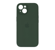 Чохол Silicone Case Full Camera Protective iPhone 15 dark green PLS-00-00122909