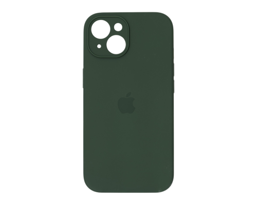 Чохол Silicone Case Full Camera Protective iPhone 15 dark green PLS-00-00122909