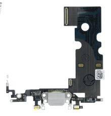 Шлейф iPhone 8 з роз'ємом зарядки white (Original) PLS-00-00107221