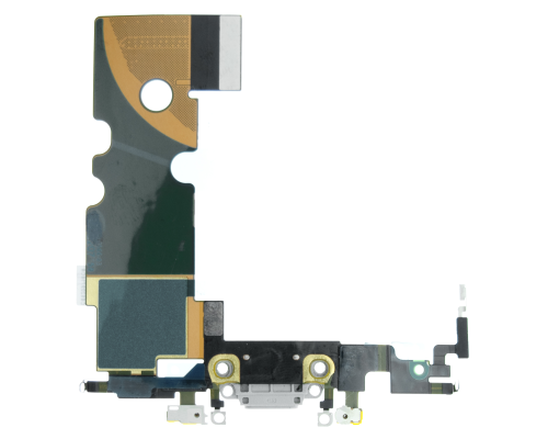 Шлейф iPhone 8 з роз'ємом зарядки white (Original) PLS-00-00107221