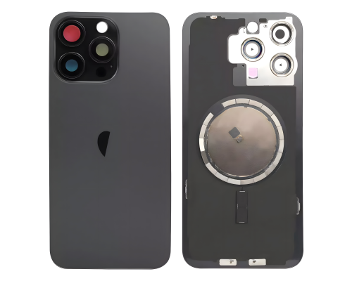 Задня кришка iPhone 15 Pro Max зі склом камери black (Original China) PLS-00-00113950