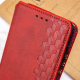 Чохол-книжка Leather Cubic Xiaomi Redmi Note 13 Pro 5G red PLS-00-00131705