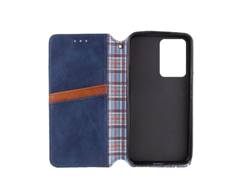 Чохол-книжка Leather Cubic Xiaomi Redmi 13 blue PLS-00-00131660