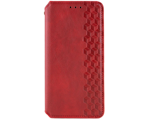 Чохол-книжка Leather Cubic Xiaomi Redmi Note 13 Pro 5G red PLS-00-00131705
