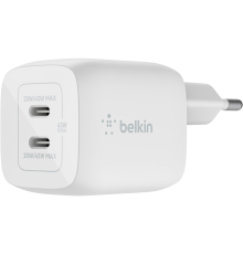 Зарядний пристрій Belkin 45W 3A GAN 2USB-С (WCH011VFWH) white PLS-00-00136414